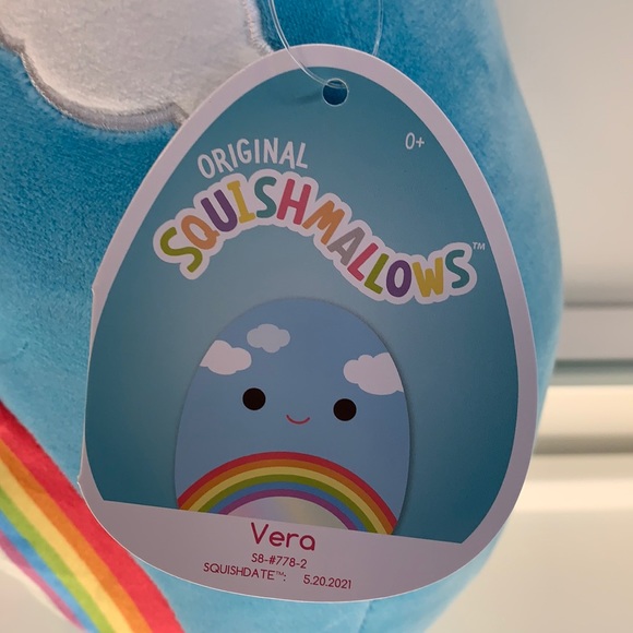 Vera the rainbow 8” Squishmallow! - Picture 5 of 7